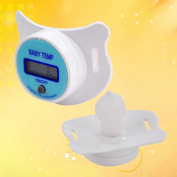 

Health Monitors Baby Nipple Thermometer Termometro Testa Baby Pacifier LCD Digital Mouth Nipple Pacifier Chupeta New Arrival