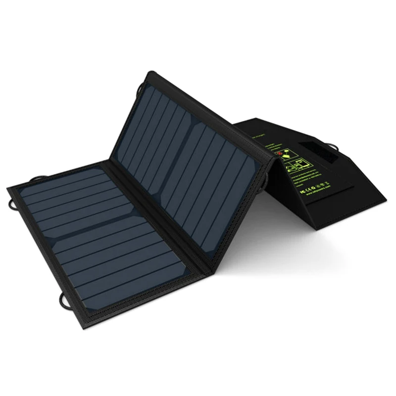  ALLPOWERS 5V21W Portable Phone Charger Solar Charge Dual Usb Output Mobile Phone Charger For Iphone