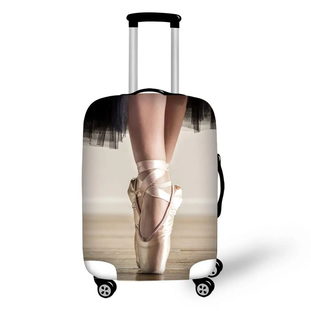 Дизайн балетной танцовщицы, принты, покрывала для путешествий, аксессуары, чехлы для багажа, высокие эластичные тканевые Чехлы, Защитные чехлы для чемоданов - Цвет: 10
