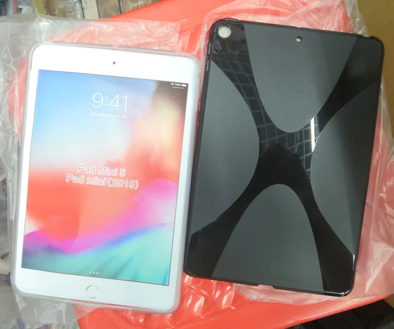 

Anti-skid Matte X Line Soft Silicon Rubber TPU Cover Funda Capa Case For Apple iPad Mini 5 Mini5 2019 A2133 A2124 A2126 Coque