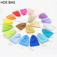 Персиковые кожаные сумки для упаковка ювелирных изделий/макияжа/подарка/свадьбы/вечерние/хранения/обуви/конфеты мешок пылезащитные мешки на заказ Печать логотипа 100 p