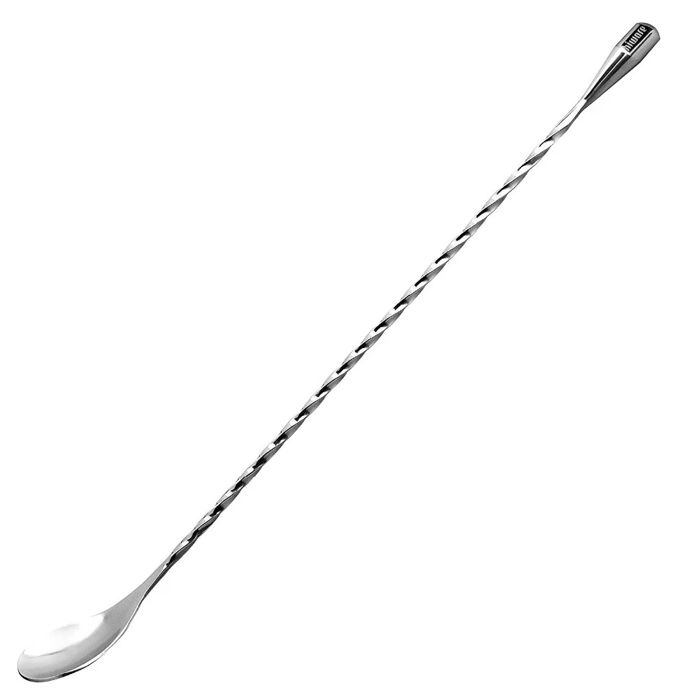 New Stainless Steel Bar Spoon Cocktail Sticks Helix Spoon Drink Stirrers Puddler Long Mixing Spoons Martini Mojito