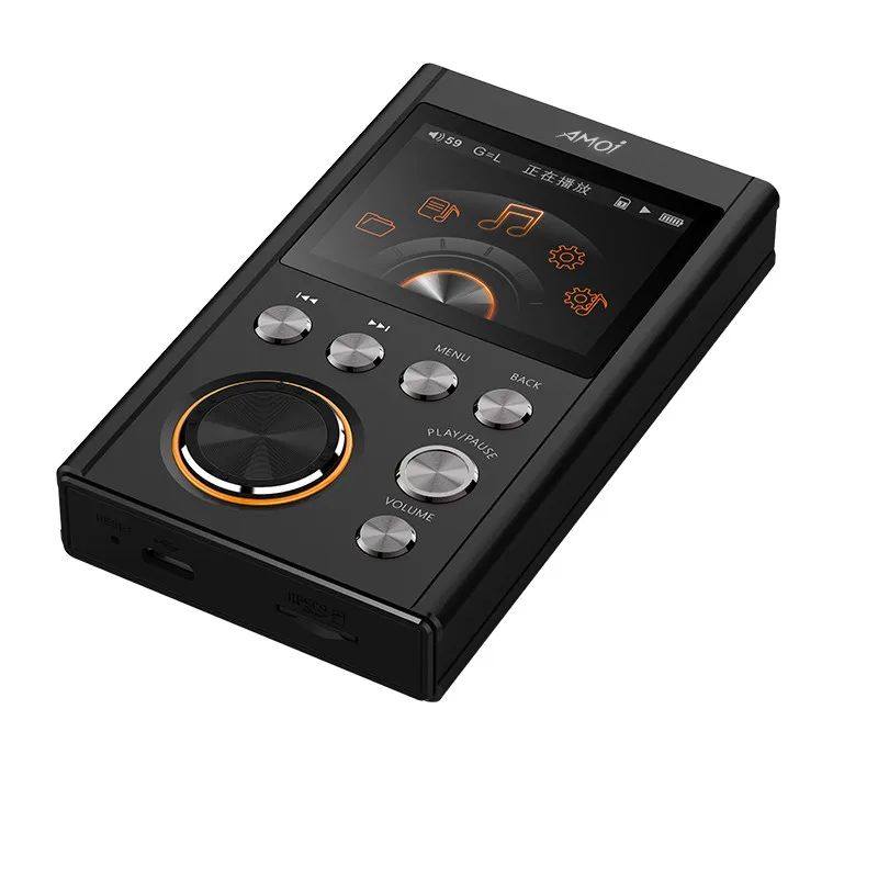 Amoi C20 8 Гб MP3 плеер без потерь HIFI музыка высокое качество мини аудиофил полный