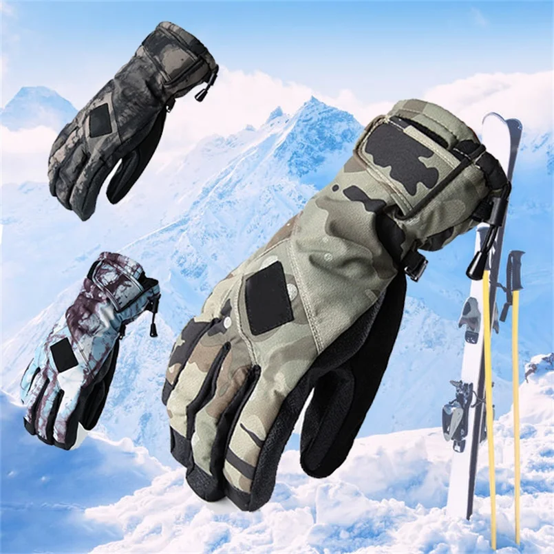 BOODUN Skiing Glove Major Beginner Two Ski Protective Clothing