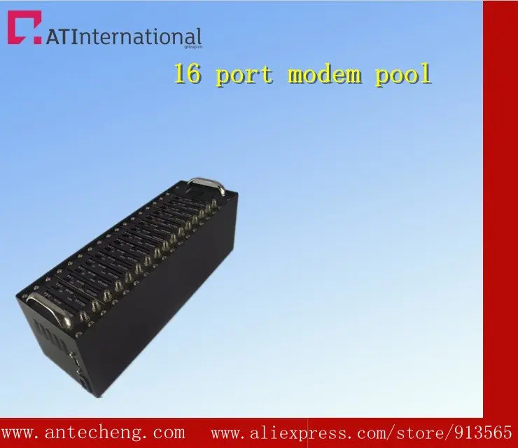 

GSM/GPRS 16 port modem pool Q24plus tcp/ip bulk sms sending modem