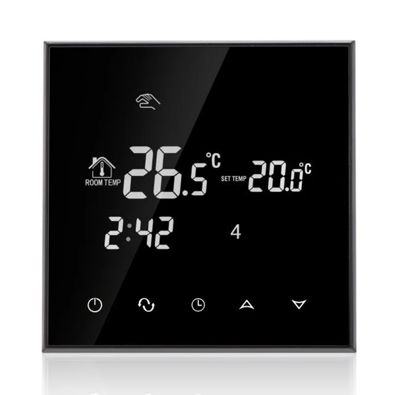 Цифровой терморегулятор MINCO HEAT HY03WE 4 AC220 термостат с сенсорным экраном для теплого