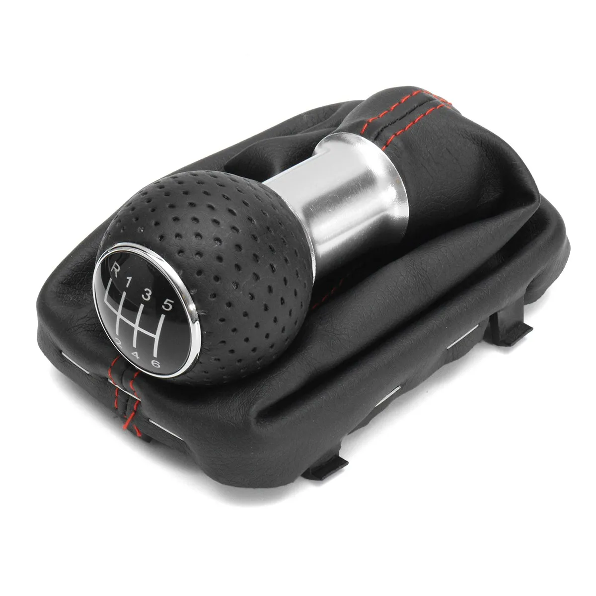 

Car 6 Speed Shifter Gear Shift Knob Gaitor Boot Red Line For Audi A3 S3 2001 2002 2003 8L0863278BJ