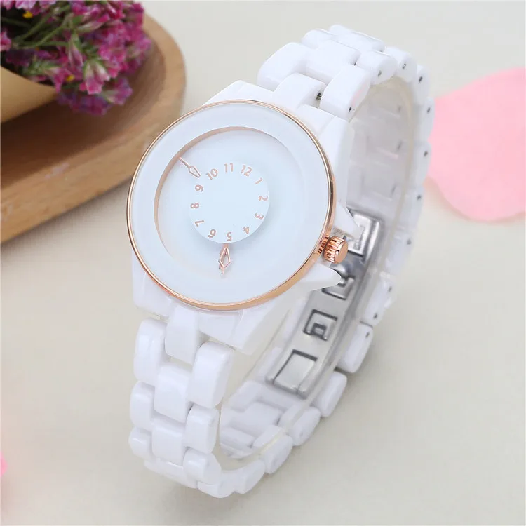 Керамика часы Для женщин часы дамы Элитная одежда известный бренд кварц наручные часы для Для женщин часы женские часы наручных часов