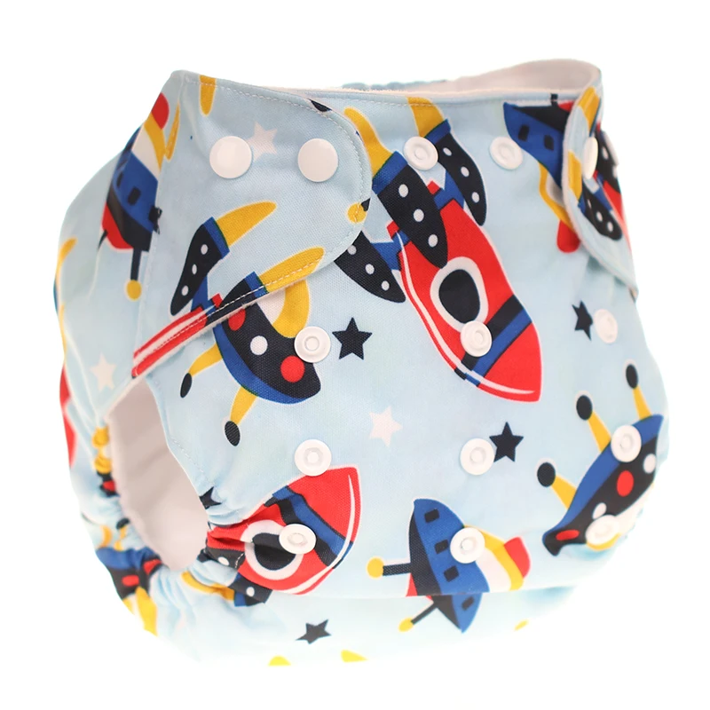 [CHOOEC] один размер детские моющиеся многоразовые тканевые карманные подгузники двубортные цифровые интегрированные брюки с цветочным узором