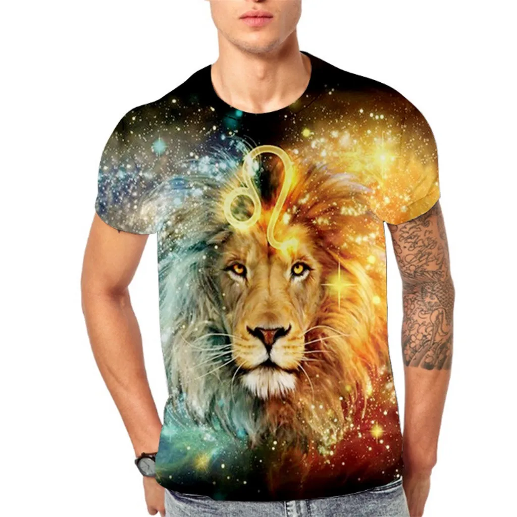 

ISHOWTIENDA 3 d t-shirts men camisetas hombre camisetas hombre de personajes hip hop Short Sleeve casual Tee shirts #w40