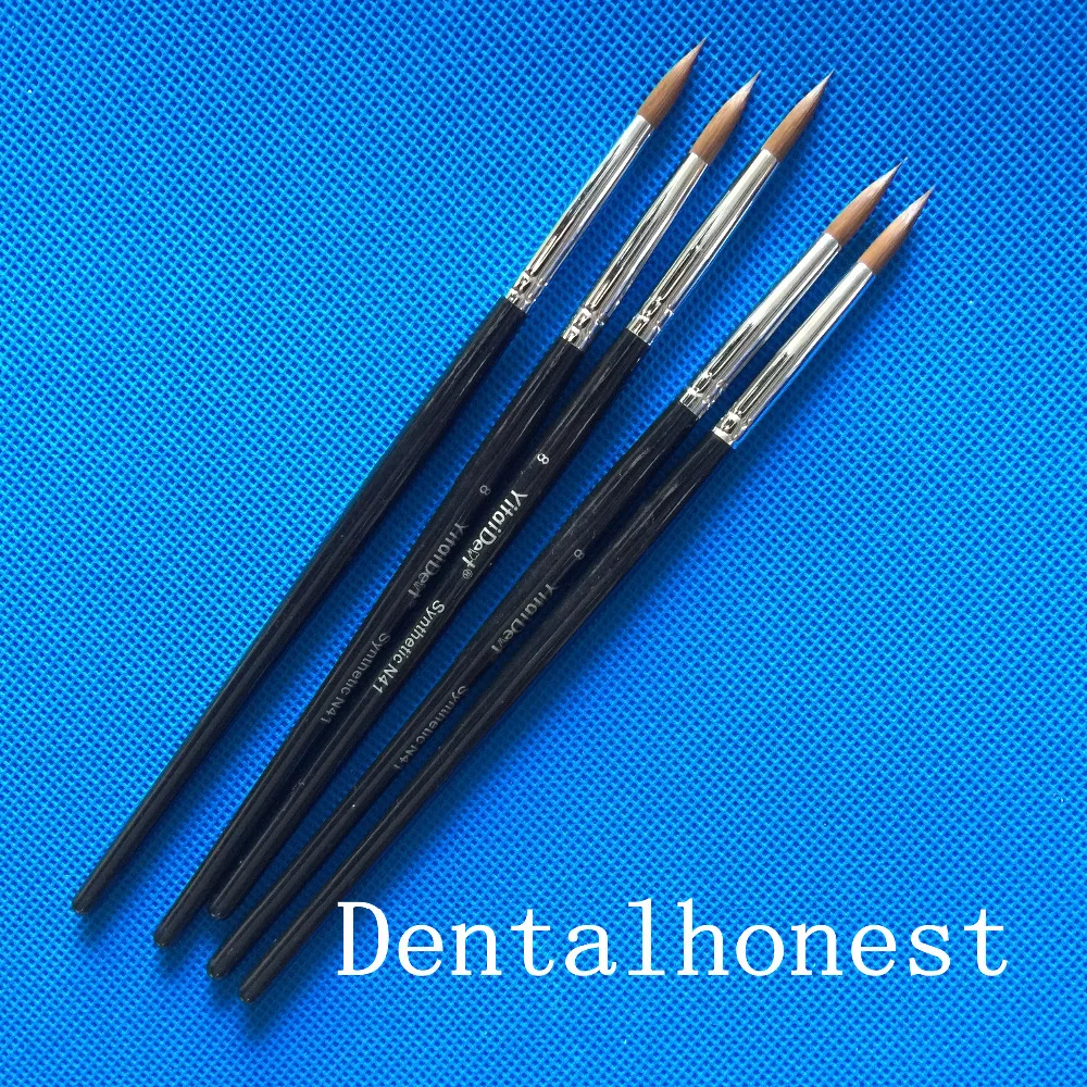 

5pcs Dental Porcelain Brush Pen 8# Dental Lab Equipment.