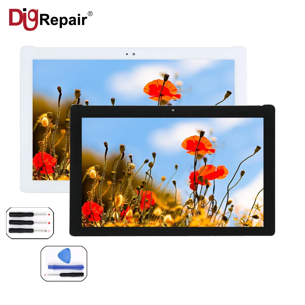 

New Black White For ASUS ZenPad Z300 Z300C Z300CG Z300M P021 LCD Display Panel Touch Screen Digitizer For ASUS ZenPad 10 lcd