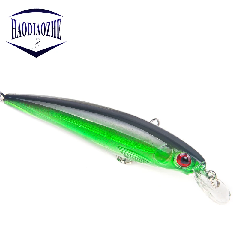 1 шт. приманки для рыбалки Minnow-Воблеры 11 5 см 13 8 г отличная краска 3D глаза длинные