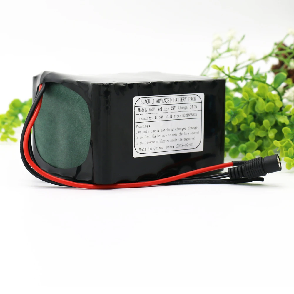 KLUOSI 24 V аккумулятор 6S6P 22,2 V/25,2 V 21Ah NCR18650GA литий-ионный аккумулятор с 20A сбалансированный BMS для велосипед с электромотором скутер