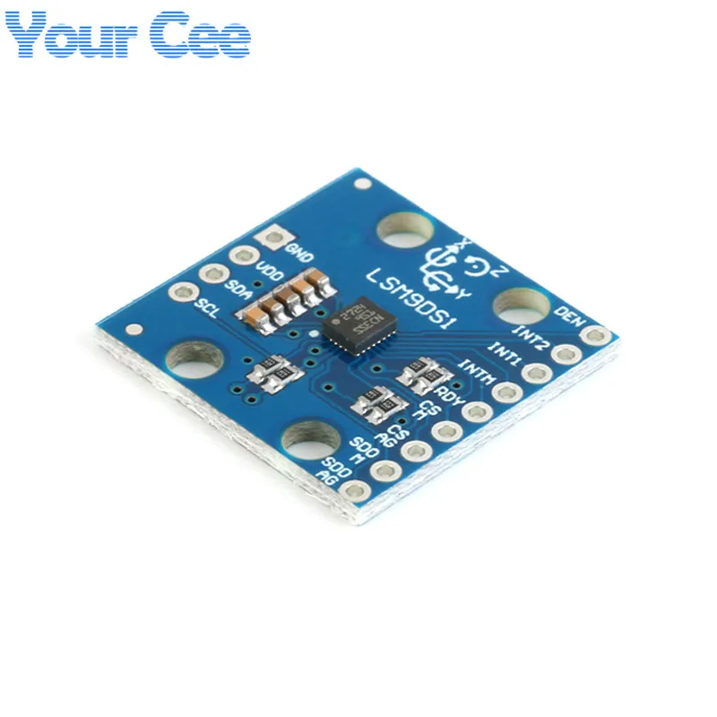 LSM9DS1 модуль 9-axis датчика IMU акселерометр гироскоп магнитометр для Arduino LSM9DS1 модуль 9-axis датчика IMU акселерометр гироскоп магнитометр для Arduino