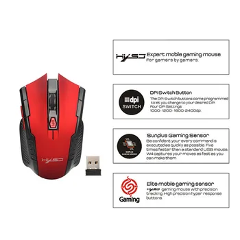 

Office wireless mouse For PC Laptop Desktop Gaming Computer Mouse USB Receiver Pro Gamer mice
