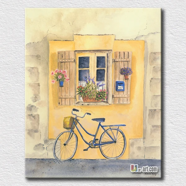 

Shine on the windsill picture painting landscape canvas prints wall picture for office decoration