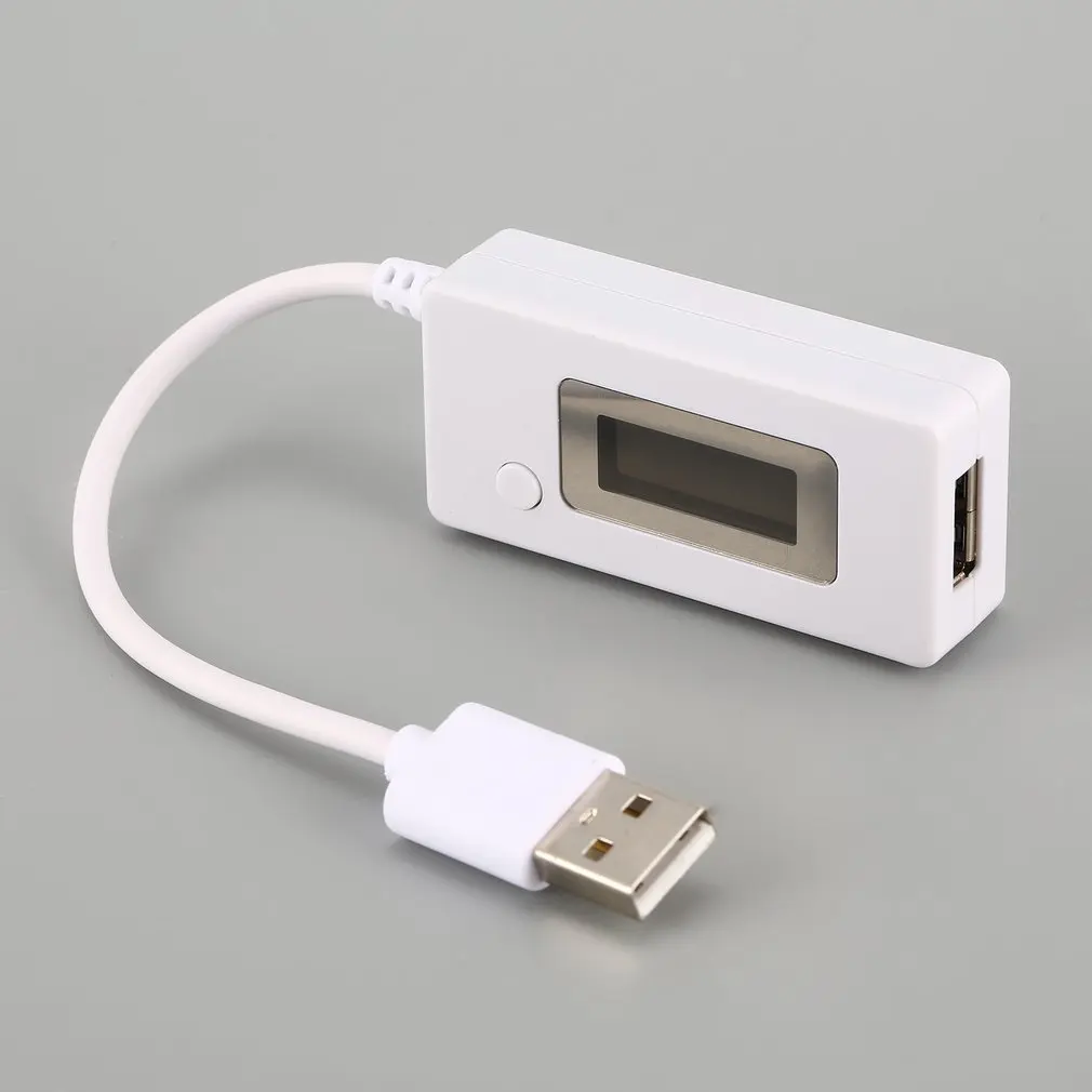 Цифровой usb зарядка доктор емкость батареи Напряжение Ток тестер метр детектор для смартфонов мобильный Банк питания KCX-017