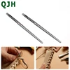 New 2pcs DIY leather sewing craft tool leather knitting needle double hole leather rope lace needle Hand sewing needle ► Photo 1/6