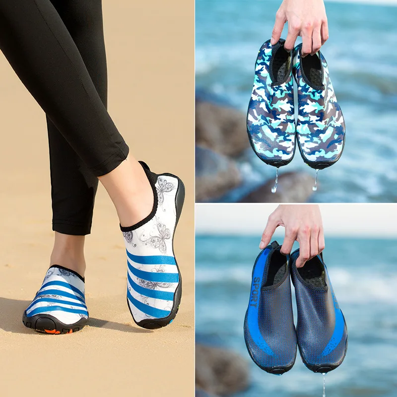 جديد نمط في الهواء الطلق المنبع أحذية عشاق كمال الاجسام الجلد حذاء عدم الانزلاق مجموعة القدم الشاطئ سباحة حذاء