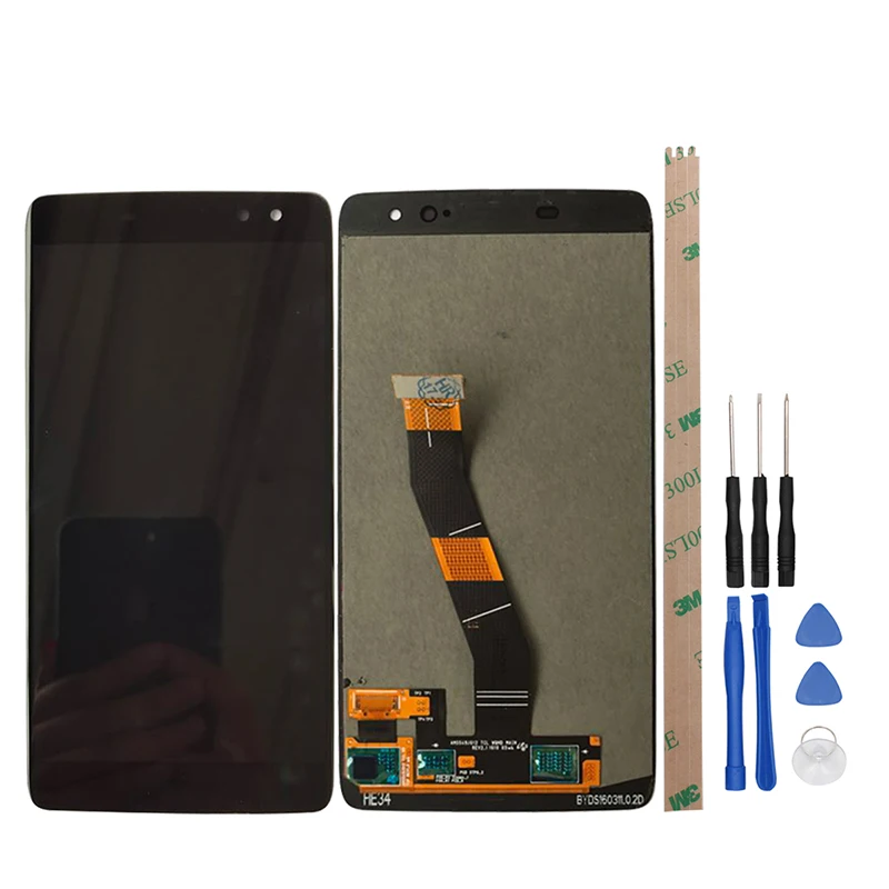 Ocolor для Alcatel Idol 4S ЖК дисплей Дисплей и Сенсорный экран с Рамки планшета Ассамблеи