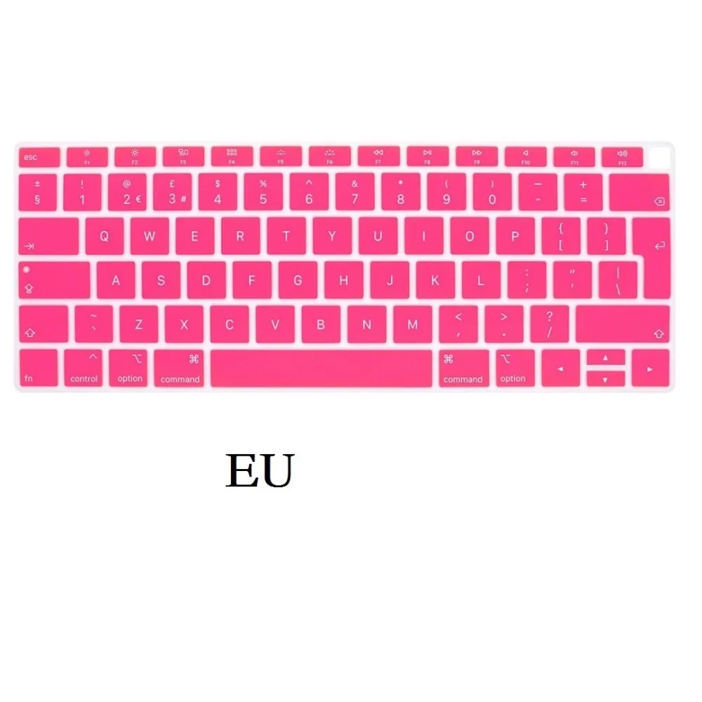EU US for Macbook Air 13 Keyboard Cover 2018 Silicon A1932 English for Macbook Air 13 2018 A1932 Keyboard Film Skin              (9)