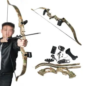 

New Archery Takedown Recurve Bow Fitness Hunting Practice Games Bow Shooting Target