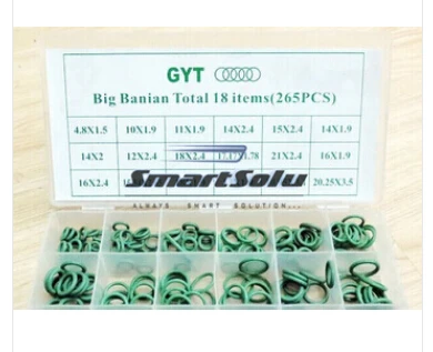 

free shipping R134a O-rings/R134a O-ring kit case, seal kits sets