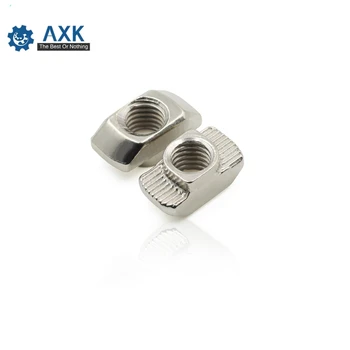 

M3/M4/M5*10*6 For 20 and 30 Series Slot T-nut Sliding T Nut Hammer Drop In Nut Fasten Connector 2020 3030 Aluminum Extrusions