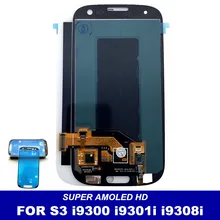 ЖК-дисплей Замена для samsung Galaxy S3 i9300 i9305 i9301 ЖК-дисплей Дисплей для S3 i9300i i9301i i9308i кодирующий преобразователь сенсорного экрана в сборе