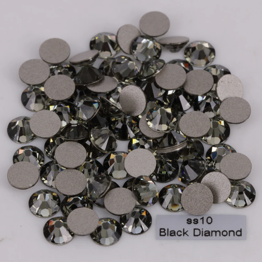 1440 Strass Con Retro Piatto, 1,5 – 1,7 Mm, Strass Per Nail Art, Decorazione Costume, Decorazione Per Festival, Blu A - Foto 2