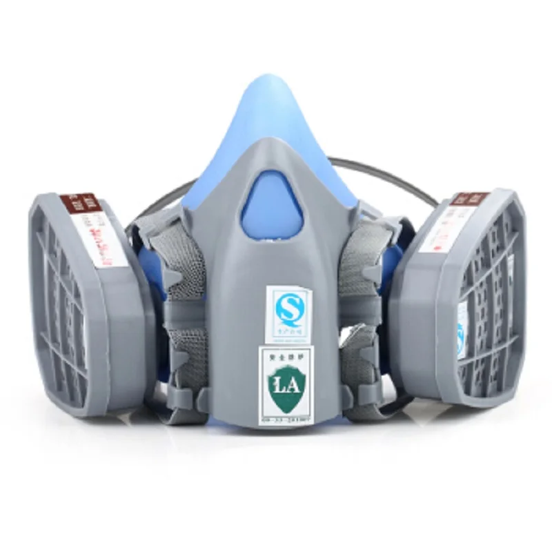 

9400A Gas Mask Paint Respirator Organic Vapors Carbon Filters Soft Breathable Factory Protective Farming Pesticide Formaldehyde