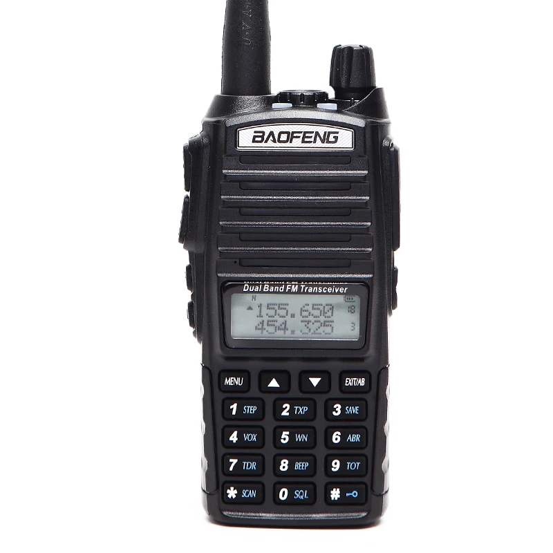 2 шт. Baofeng UV 82Plus 8 Вт мощная рация 10 км большой диапазон портативный CB