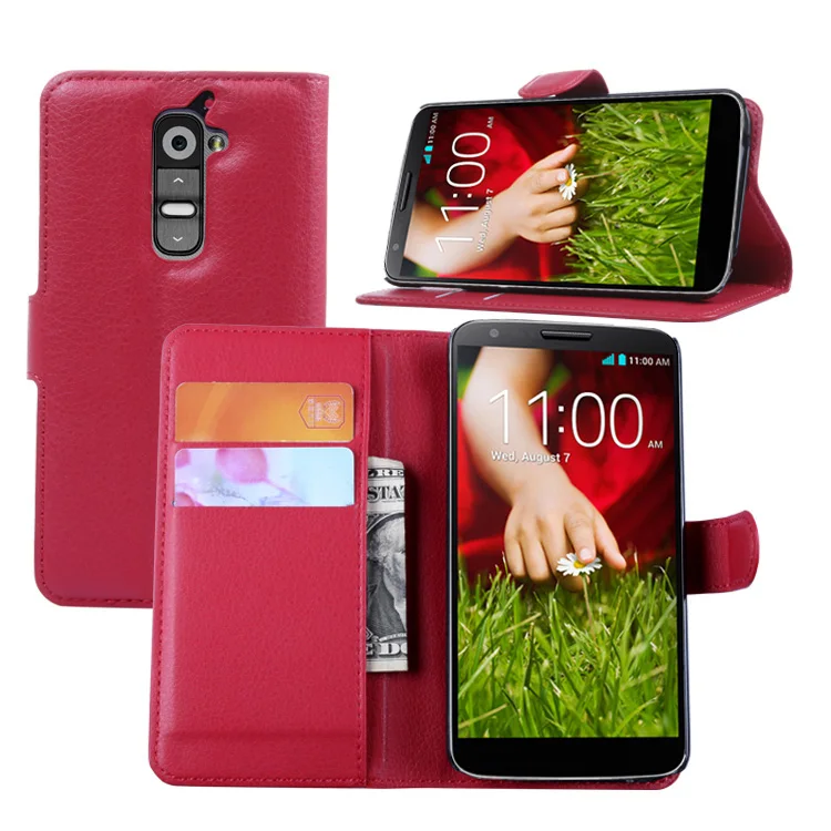 for LG G2 Case D801 2 F320 F340L LS980 Optim Wallet Card Stent Cases ...