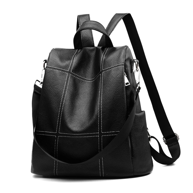 Nevenka Waterproof Oxford Backpack Women Fashion Black Backpacks Leather Bottom Backpack for Girls Large Capacity Satchels 201808