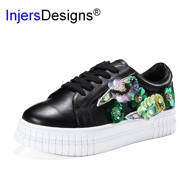 

Autumn Spring New Lace Leather Women Flat White Shoes Pointed Deep Mouth Soft Bottom Leisure Flat Shoes Woman