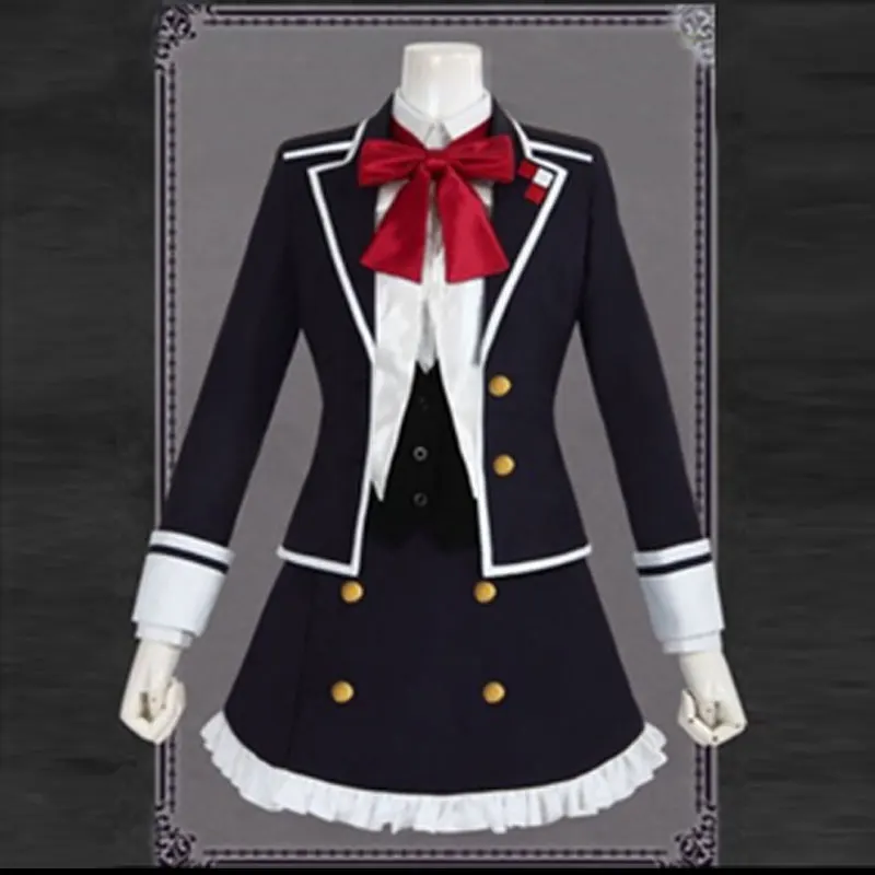 

DIABOLIK LOVERS Komori Yui School Uniform Dress Outfit Anime Cosplay Costumes custom made