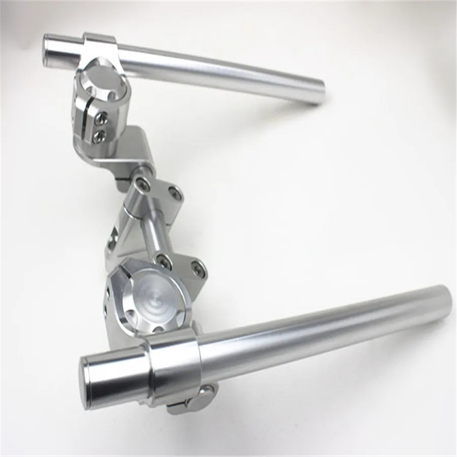Universal Motorcycle Adjustable Steering Handle Bar Handlebar Grip Clip