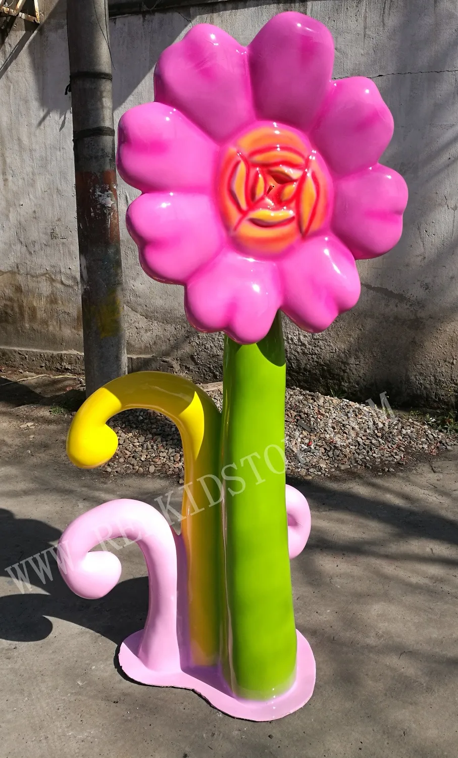 

Fiberglass Sun Flower Water Park Playground HZ-CF018