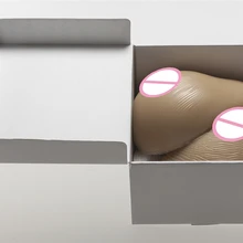 Высокое качество силиконовые Асимметричные формы груди 1000 г/пара Косплей Трансвестит реалистичные силиконовые грудь 36D/38C чашки