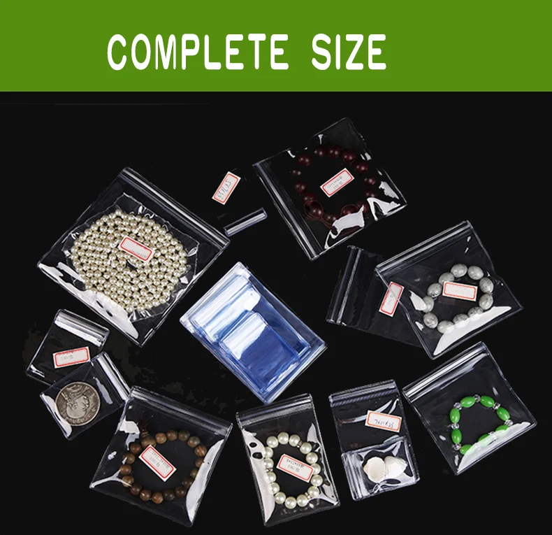 1 Jewelry,agate,package,storage,Pvc,Transparent,zipper,Self-styled,seal,ziplock,Ring,pearl,bracelet,necklace,bead,Anklet,earring,earring,Beads,,Coin gold coin (2)