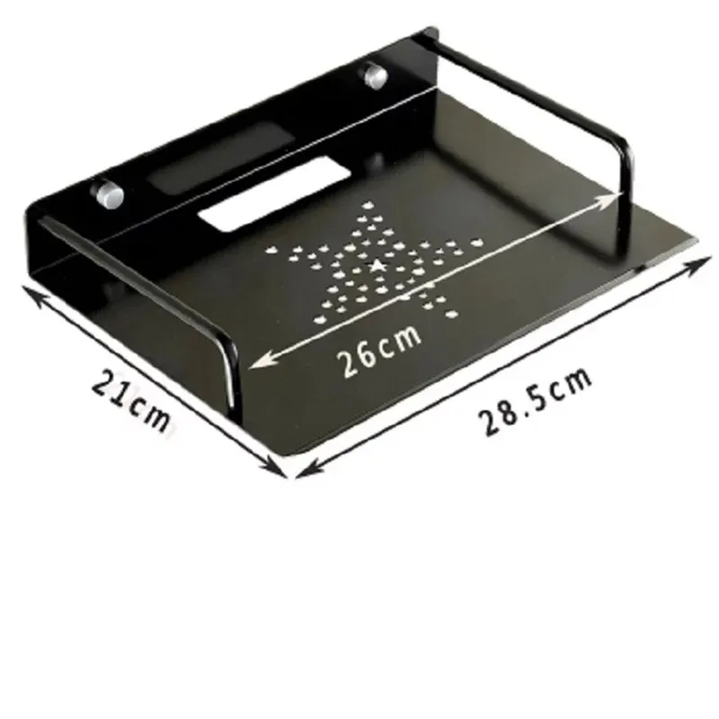 الحائط أسود/الشظية تخزين الرف الألومنيوم طبقة واحدة التلفزيون مربع راوتر قمة مجموعة صناديق حامل حامل رف الحائط أسود/الشظية تخزين الرف الألومنيوم طبقة واحدة التلفزيون مربع راوتر قمة مجموعة صناديق حامل حامل رف