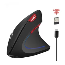 6D Беспроводная мышь 2,4 ГГц игровая мышь Эргономичный дизайн оптическая Вертикальная мышь 2400 dpi боль в запястье USB мыши для портативных ПК
