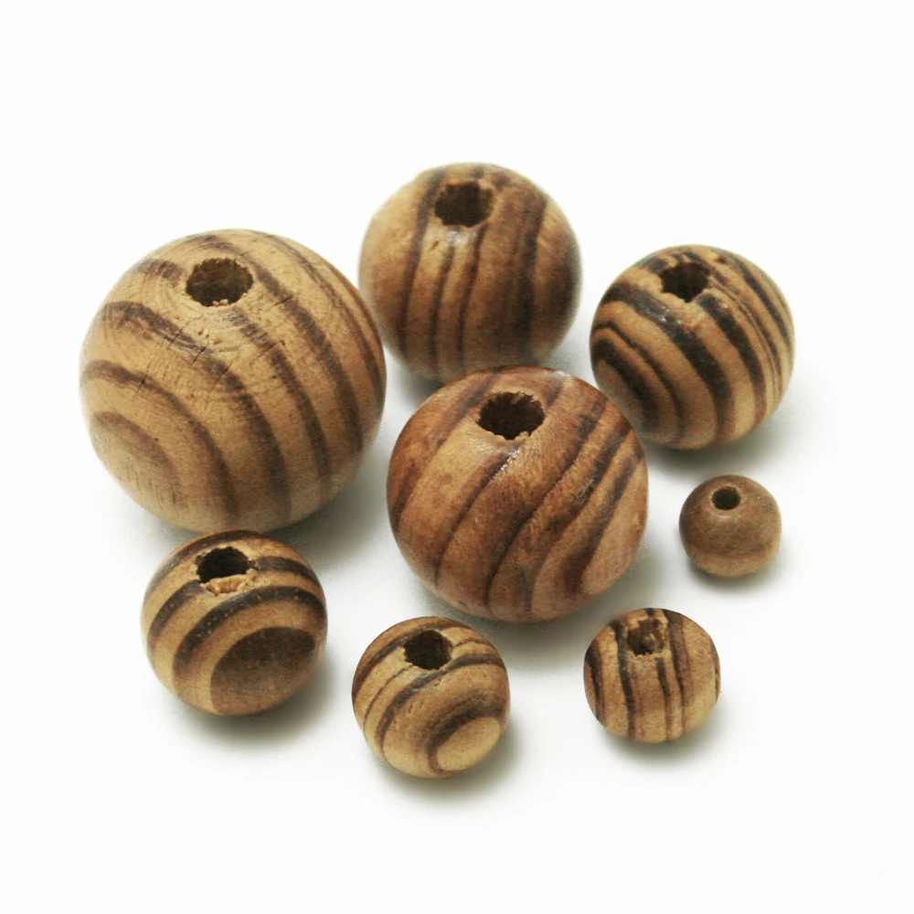 

NiceBeads Natural Pine Wood Loose Spacer Oval Round Beads 6x8/8/10/12/14/16/18/20/24mm Pick Size to DIY Fashion Jewelry BTE067