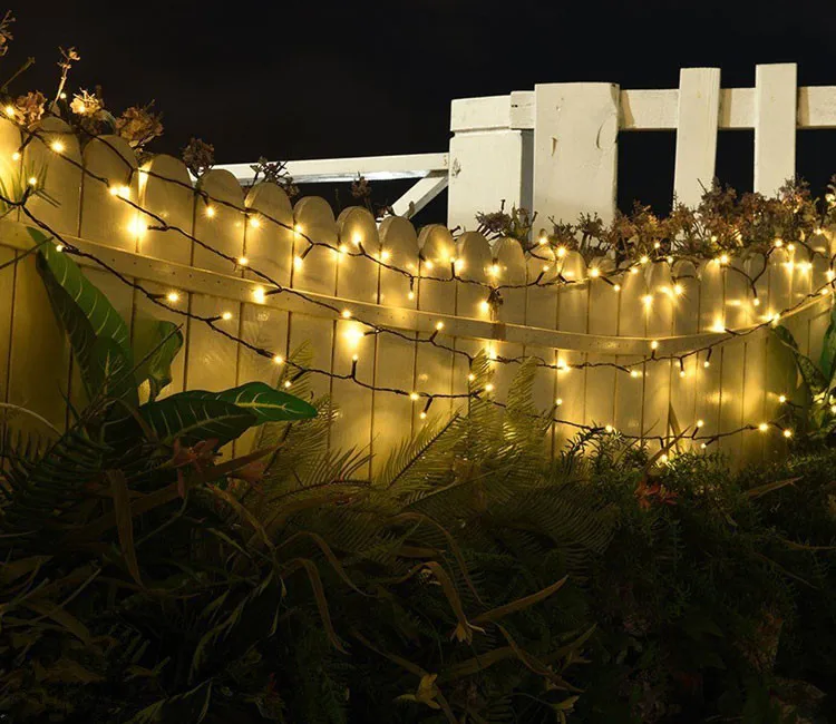 Binval Солнечный 200 светодиодный s наружное праздничное освещение сады Рождественские огни водонепроницаемый декоративный светодиодный светильник праздничные Вечерние огни 2 шт