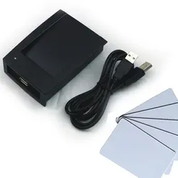 USB действительные COM (RS232) порт 13,56 мГц частоты RFID считыватель/NFC M1 card reader + 5 шт. карты