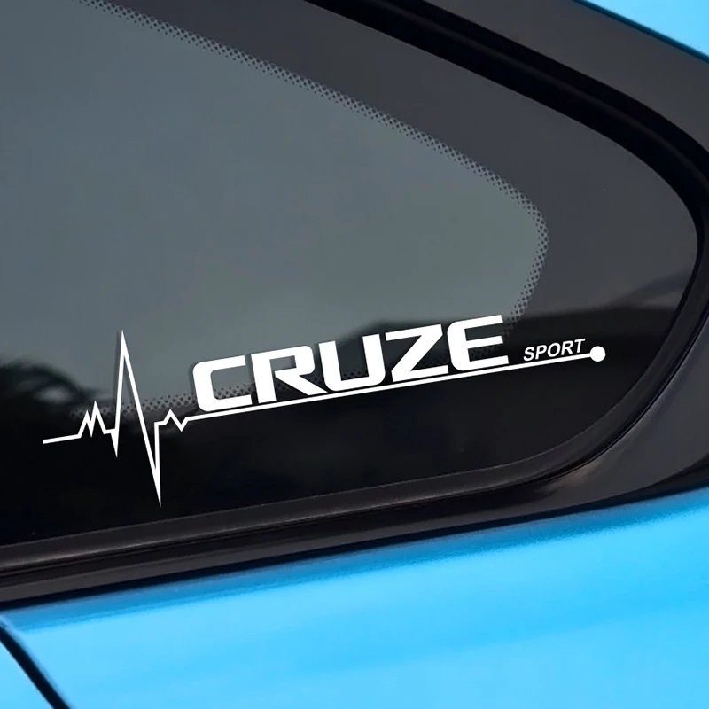 

2PCS Sport Car Vinyl Sticker For Chevrolet Cruze Auto Side Window Reflective Decal Captivating Window Decoration Car Accessories