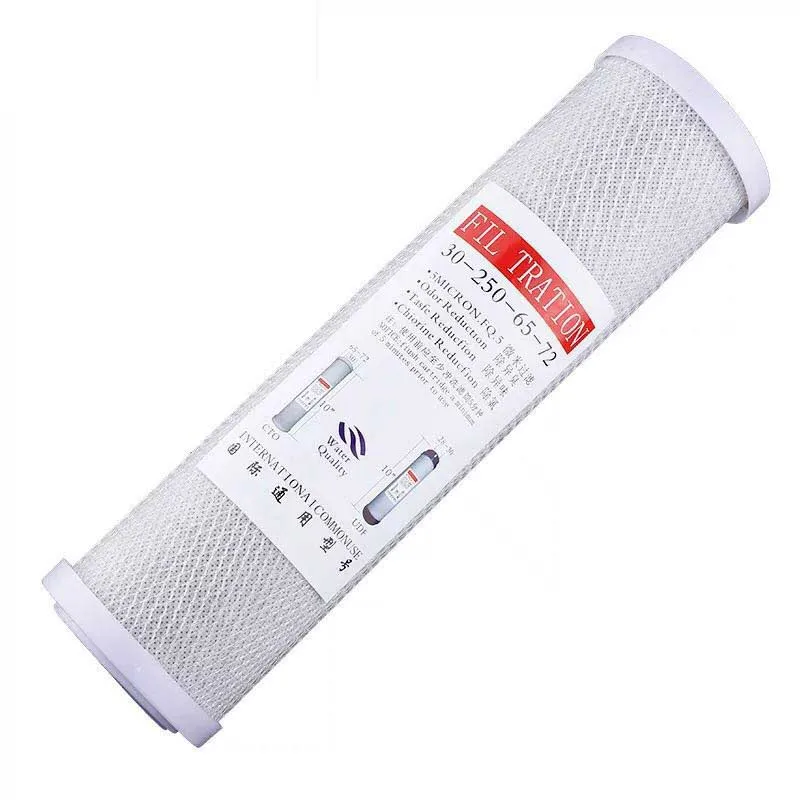 

Universal Water Filter Activated Carbon Cartridge Filter, 10 Inch CTO Block Carbon Filter Water Purification System
