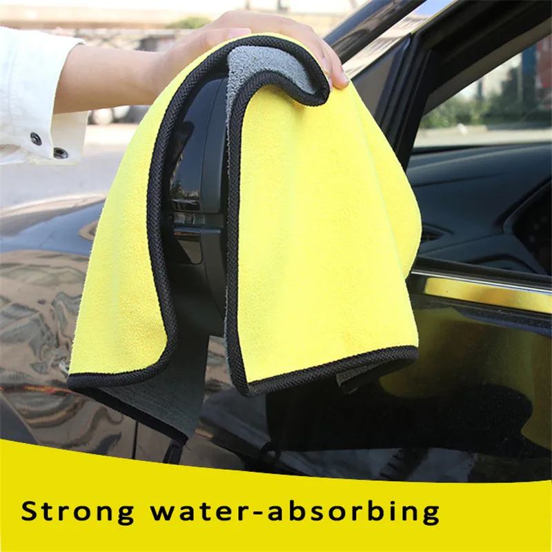 

Car Clean Cloth Microfiber Towel Super Absorbency Car Cleaning Drying Cloth Car Care Cloth Detailing Car Wash Towel For Toyota