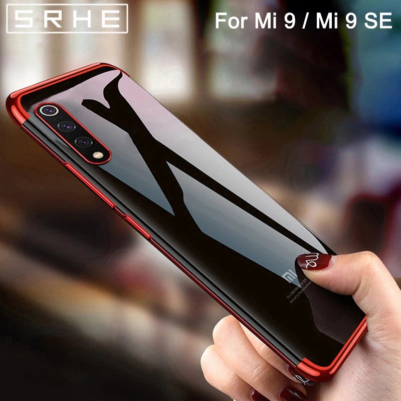 

SRHE For Xiaomi Mi 9 Case Cover For Mi 9 SE Silicone TPU Soft Plating Luxury Fashion Full Back Case For Xiaomi Mi 9 Mi9 SE Cover